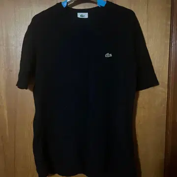 LACOSTE 블랙 T셔츠