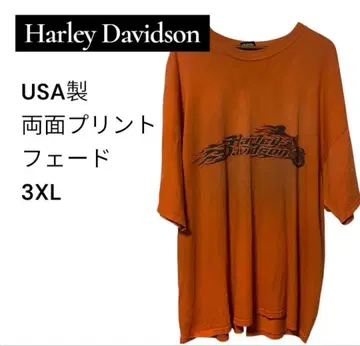 Harley Davidson USA제 양면 프린트 페이드 3XL