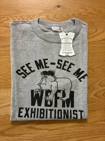 WAREHOUSE & CO. SEE ME 티셔츠 M 그레이