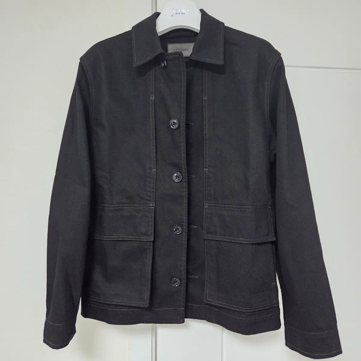 Lemaire 26SS Trucker Jacket Black 50 | Bunjang Global