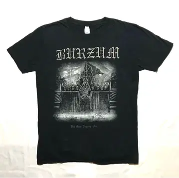 BURZUM 티셔츠 L 버줌 blackmetal 북유럽 블랙메탈