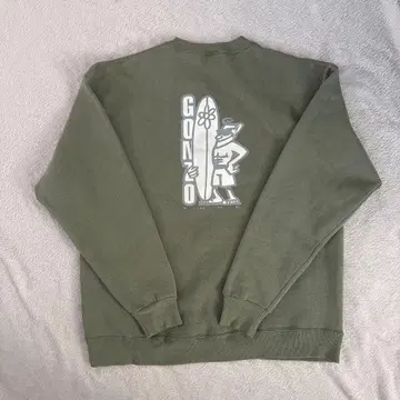 90s Gonzo surf 곤조 서프 로고 맨투맨 L