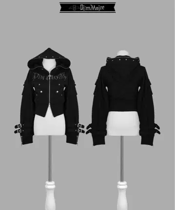 DimMoire BAD BADDIE 후드티 (Black) M 사이즈