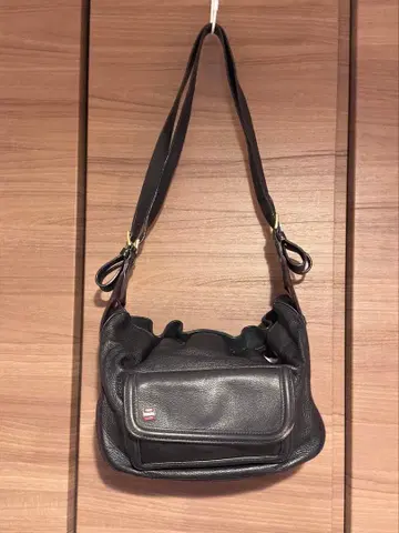 [Big Sale] Bally 블랙 가죽 숄더백