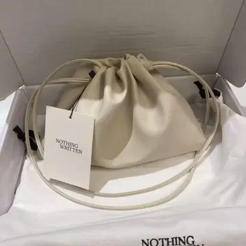 [ 정품 ] NOTHING WRITTEN 크림 숄더백