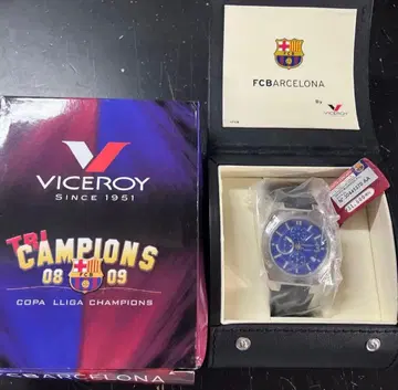 VICEROY FC 바르셀로나 08-09 트리플 챔피언 손목시계