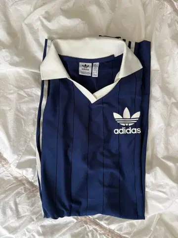 adidas 네이비 스트라이프 폴로 드레스