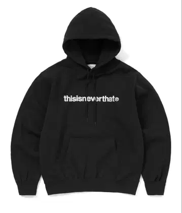 thisisneverthat 블랙 후드 부착 후드티