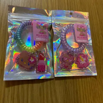 일광화상 키티 스파이럴 머리끈
