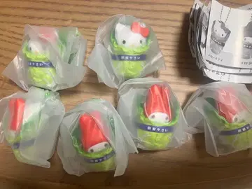 헬로키티 마이멜로디 산리오 백채 가챠 캡슐 토이 6개 세트