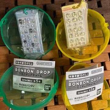 산리오 BONBON DROP 가챠 하피단부이 폼폼푸딩 세트