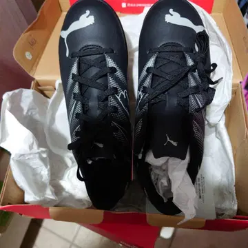 PUMA TT JR 블랙 축구화 22.0CM