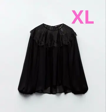 ZARA 오간자 블라우스