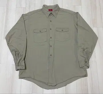 70s Dickies 빈티지 워크 셔츠 XL