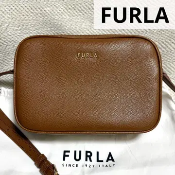 컨디션 최상 FURLA 훌라 릴리 숄더백 브라운 카메라백