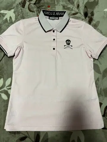 MARK & LONA 핑크 피케 셔츠