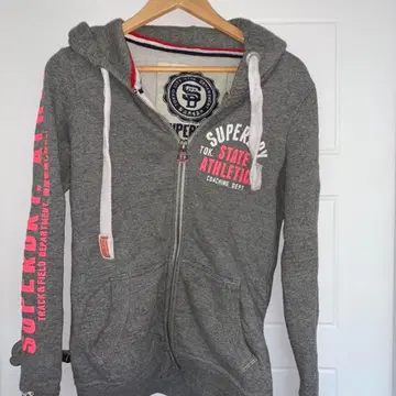 Superdry 그레이 집업 후디