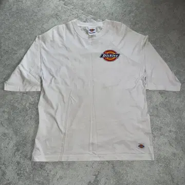 Dickies 7부 소매 T셔츠 S 루즈핏 화이트