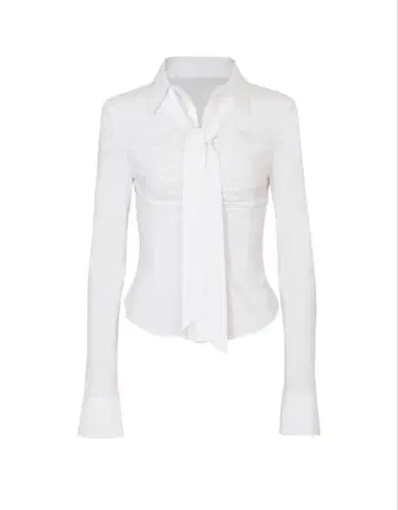 PAIN OR PLEASURE VIVIAN SCARF SHIRT 화이트
