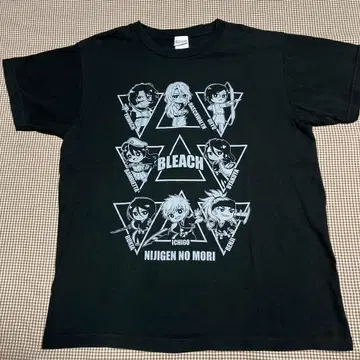 BLEACH 블리치 NIJIGEN NO MORI 콜라보 t셔츠