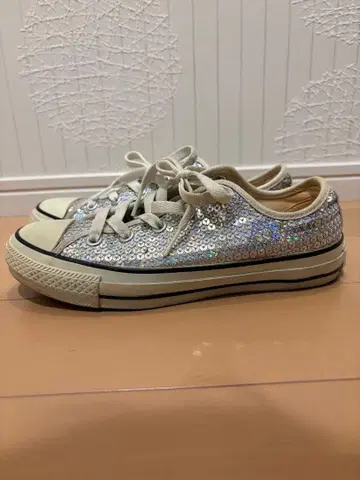 CONVERSE ALL STAR 스팽글 실버