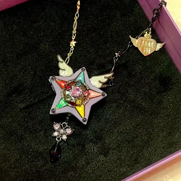 ANNA SUI 세일러문 세일러 스타 에일 목걸이 스타라이츠