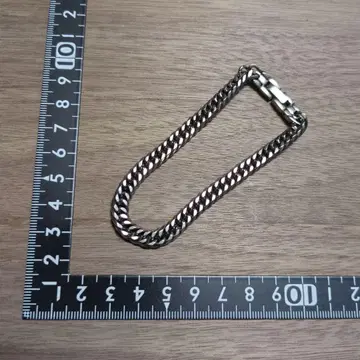 티타늄 TITANIUM 팔찌 키헤이 체인 약 20cm A