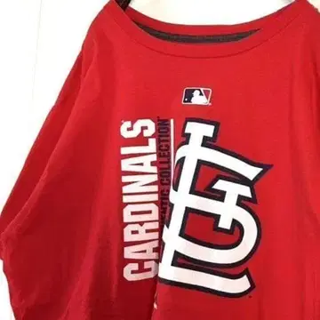 MLB 카디널스 CARDINALS 티셔츠 L 레드 빨간색 구제 의류