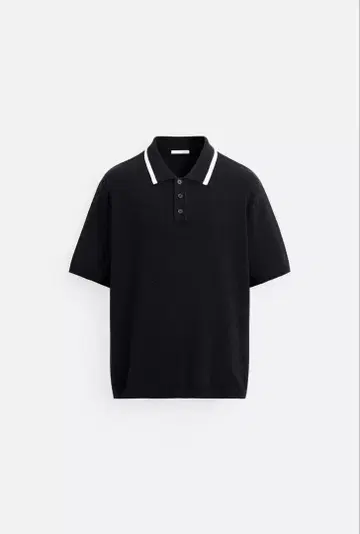 ZARA 자라 니트 헨리넥 피케 셔츠