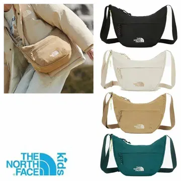 THE NORTH FACE 키즈 숄더백 베이지