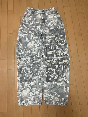 ZARA 리얼트리 카모플라쥬 팬츠 더블니 카고