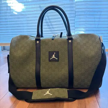JORDAN 조던 모노그램 보스턴 백 카키