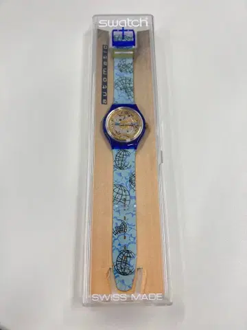 미사용 Swatch 자동 와인딩 Mappamondo 93년