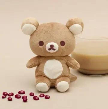 리락쿠마 20Colors 봉제 인형 달콤한 팥 호지차 라떼