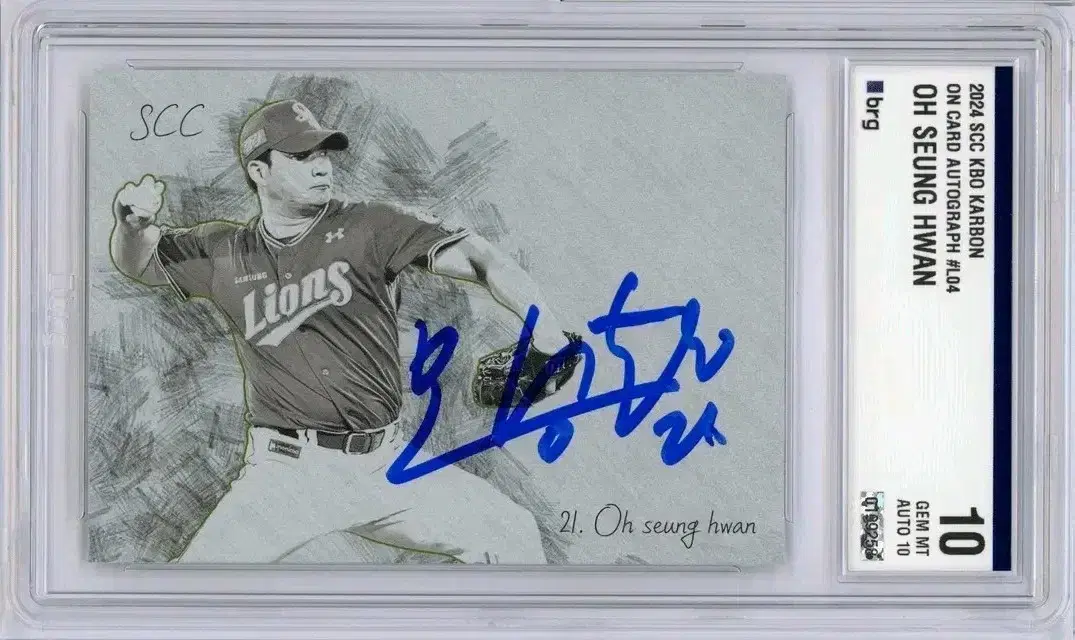 2024 SCC 오승환 온오토 카드 BRG10