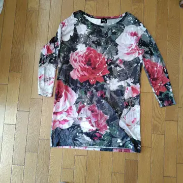 Paul Smith 꽃무늬 오분 소매 튜닉