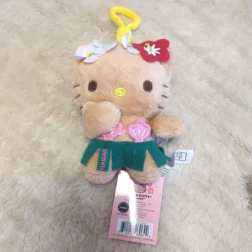 선번 키티 하와이안 스타일 키링