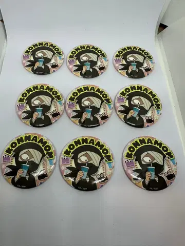 닌타마 란타로 군사 되돌아보기 전시회 잣토 곤나몬 캐릭터 캔뱃지
