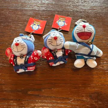 도라에몽 마스코트 키링 (소) 에도 한정판 2개 축제