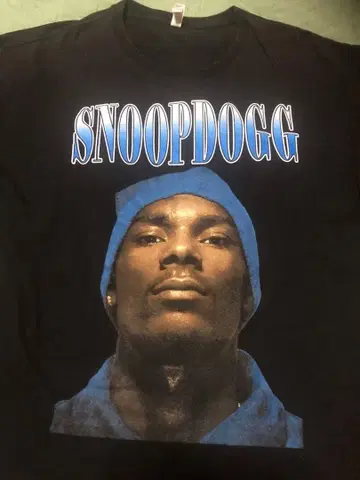 SNOOP DOG 스눕 독 T셔츠 블랙 XL 랩T
