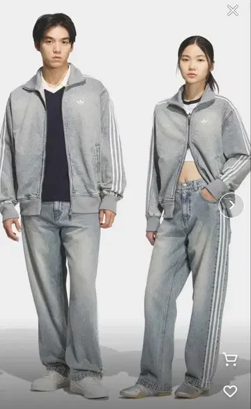 아디다스 청바지 데님 파이어버드 트랙 팬츠 아토모스 24
