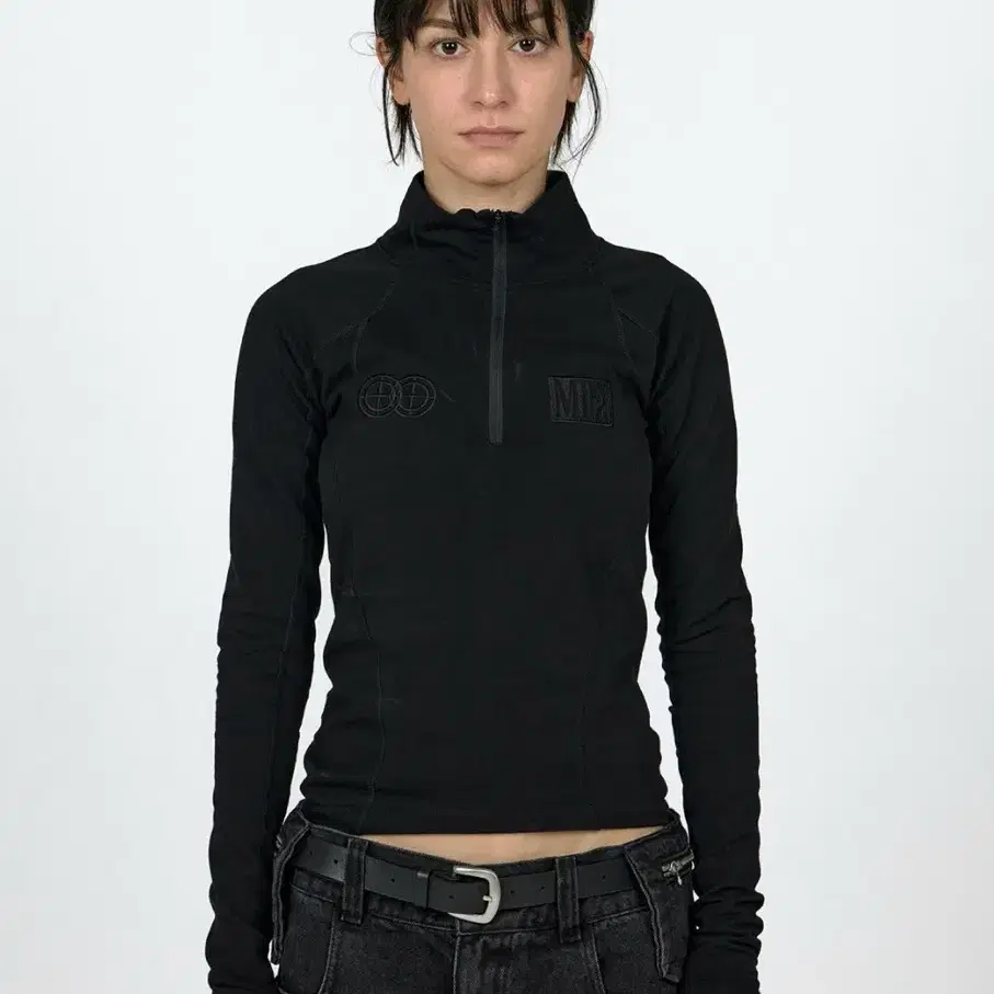 MPa GRID LONG SLEEVE WOMEN (BLACK) | Bunjang Global
