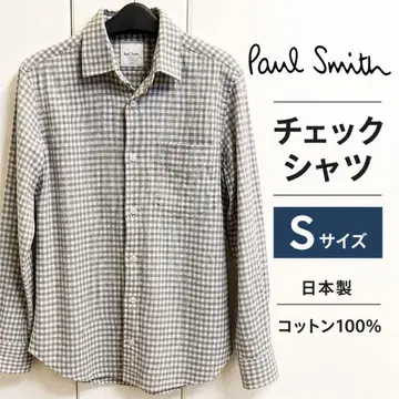Paul Smith 그레이 계열 체크 긴팔 셔츠