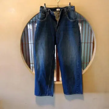 CIOTA 블루 데님 스트레이트 팬츠