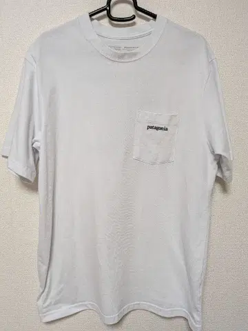patagonia 화이트 T셔츠