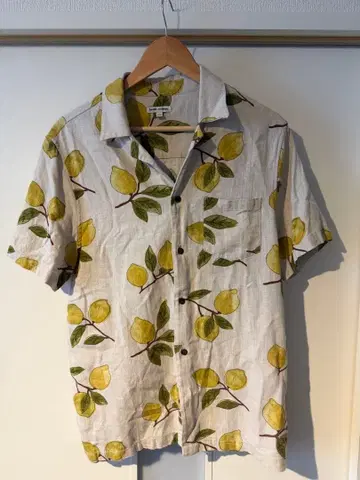 banksjournal 양배추 셔츠 Citrus linen shirt