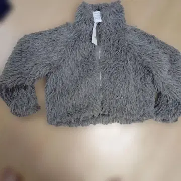 모카색 퍼 자켓 M 사이즈