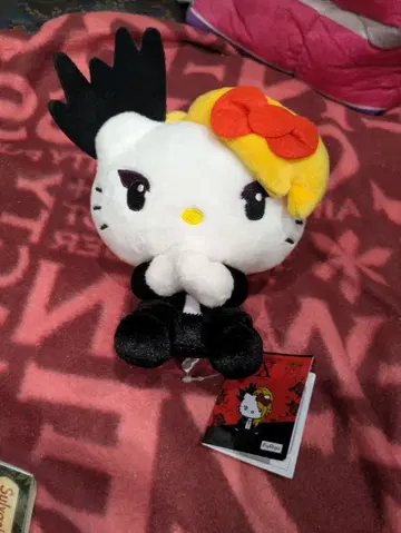 YOSHIKITTY 봉제 인형 키티 산리오 XJAPAN
