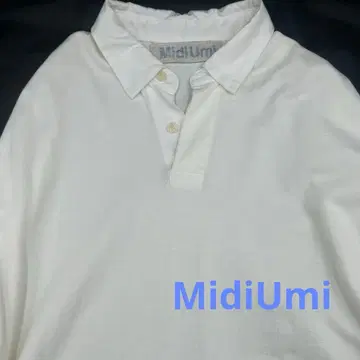 미디움 폴로 원피스 롱 코쿤 면 100%