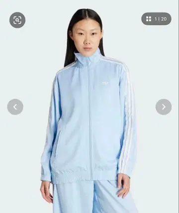 아디다스 오리지널스 새틴 파이어버드 트랙탑 프릴